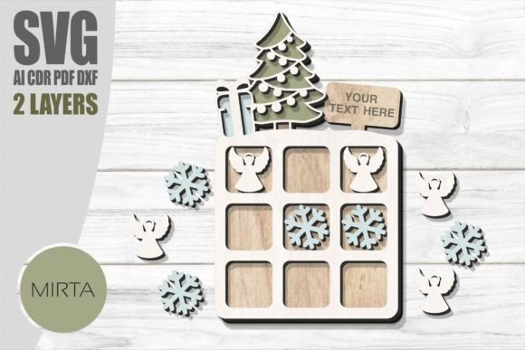 Charming Christmas Laser Cut Design for Festive Branding
