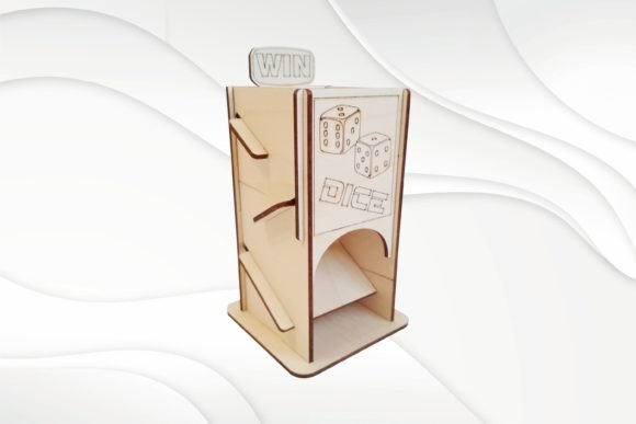Dice Tower Game Board Design for Laser Cutting Projects