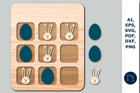 Easter-Themed Laser Cut Design for Spring Branding