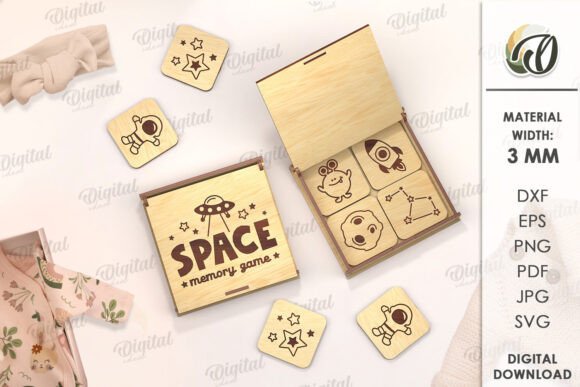 Kids Memory Game Box Lasercut: Playful Packaging for Local Branding