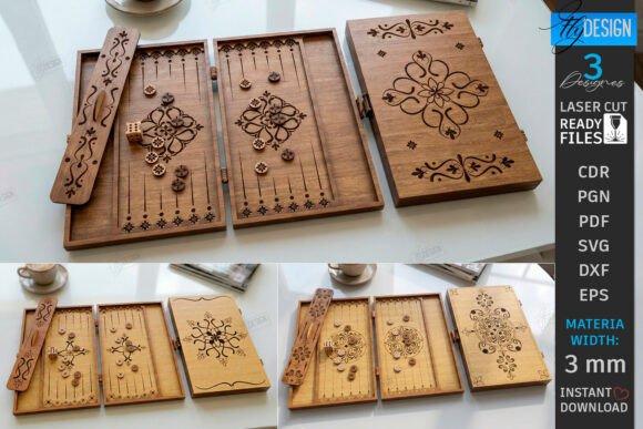 Laser Cut Board Games SVG Bundle for Creative Sellers