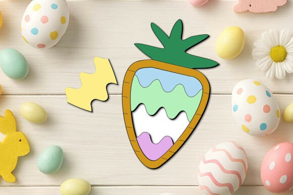 Laser-Cut Carrot Easter Puzzle for Spring Amp Projects