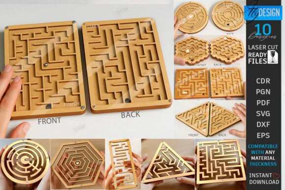 Reviewing the Pocket Wooden Maze Game Laser Cut Bundle for Content Publishers