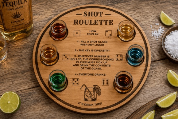 Shot Roulette Laser Cut SVG: A Designer’s Real-World Review